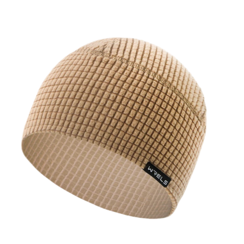 ユニセックス フリースワッフル帽 – 秋冬用、暖かく快適、スキー・サイクリング対応
